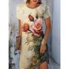Women's Fashionable Dress, Cute Little Animals and Floral Prints