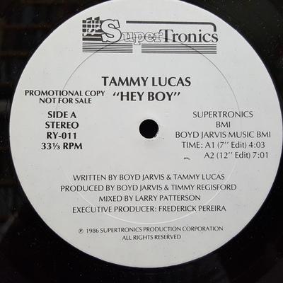12inch Record TAMMY LUCAS - Hey Boy RY011 Supertronics 1986 US Dance & Electronica Used
