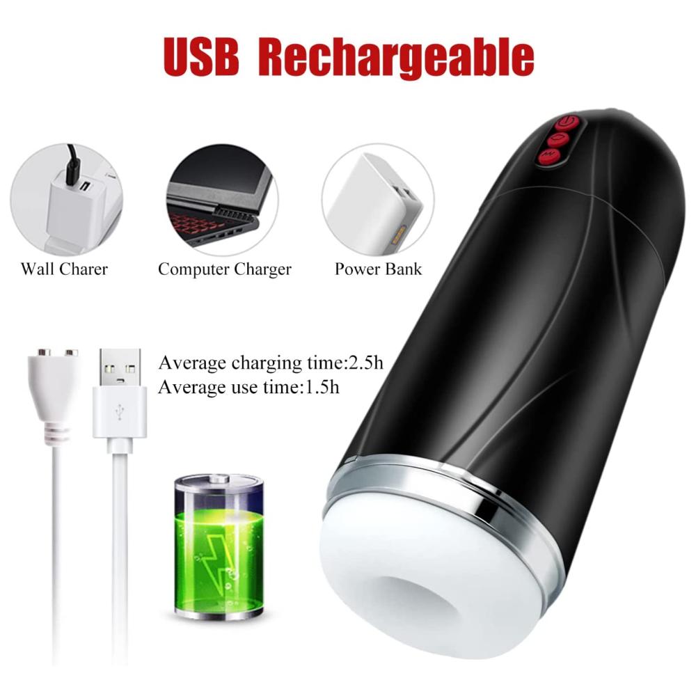 Automatic Sucking Male Mastubator Blowjob Masturbation Equipment Machine Sex Toys Adult Goods for Men Man Masturbators Cup