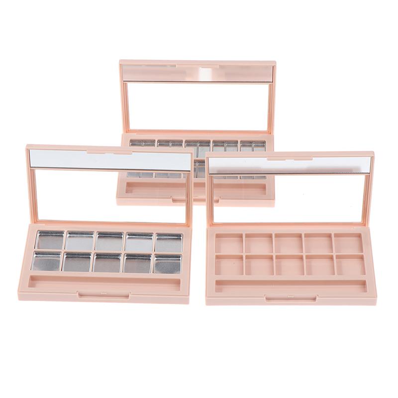 Makeup Dispensing Box Empty Highlighter Shimmer Eyes Cosmetics Palette Eyeshadow Case Blusher DIY Makeup Box Refillable Storage