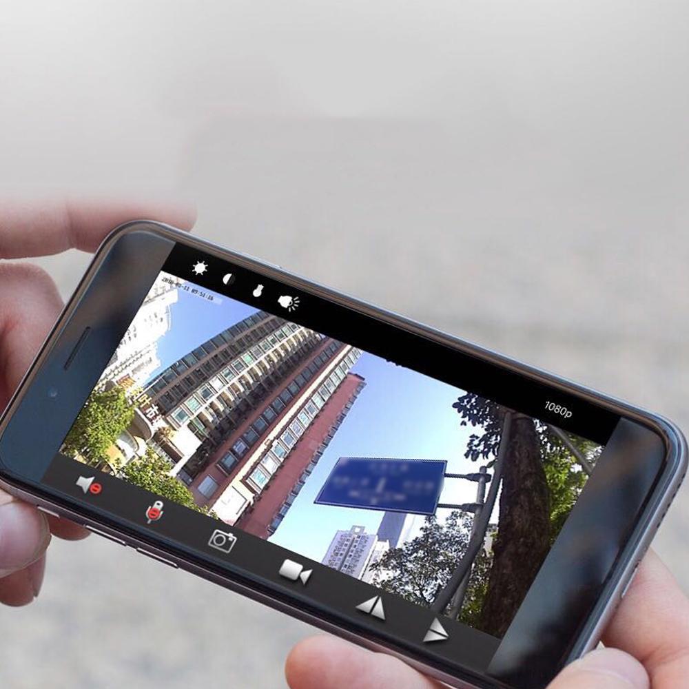 Mini WIFI Camera Outdoor Portable Metal Cameras Light Weight Night Vision 1080P Loop Recording Cam with Holder