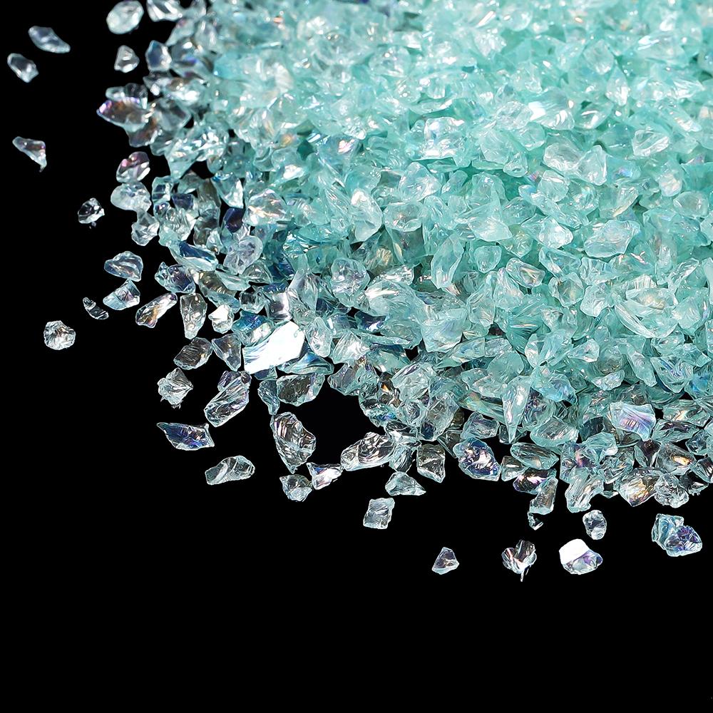 20/50g Glass Crushed Stone Irregularity Crystal Gravel Filling For DIY Epoxy Resin Mold Filler Crafts Decorative Nail Art Filler