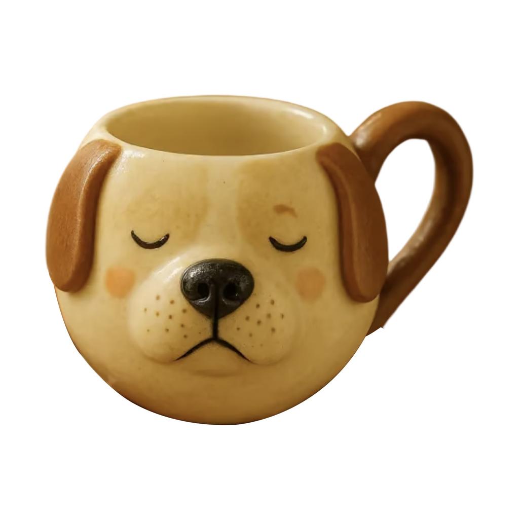 A Positive And Cute Dog-faced Mug That Can Instantly You And Melt Your Heart!