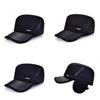 Protection Sport Ear Flat Top Hat The Elderly Windproof Warm Thickening Wool