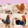 Animal Plush Toy Crows Roosters Kids Gift With Pp Cotton Filling For Playroom Decor