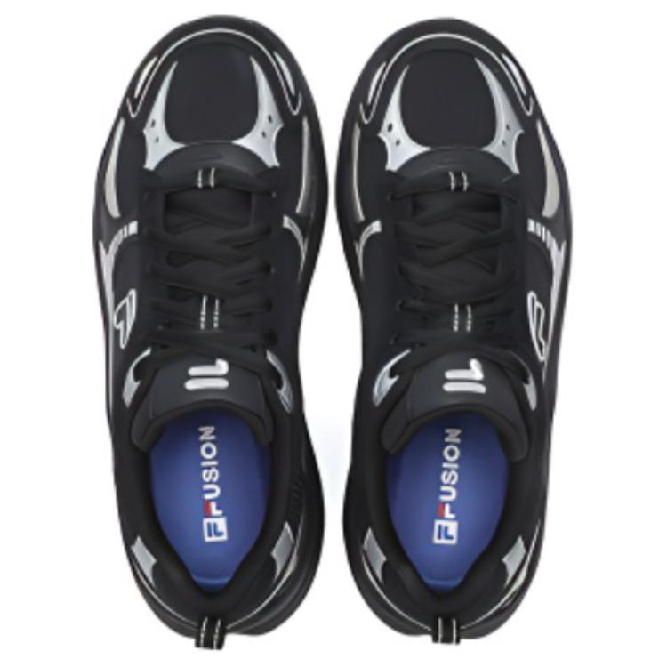 FILA Fusion Unique Comfortable Versatile Lightweight Low-Top Casual Shoes Women sneakers Black T12W411615FWN