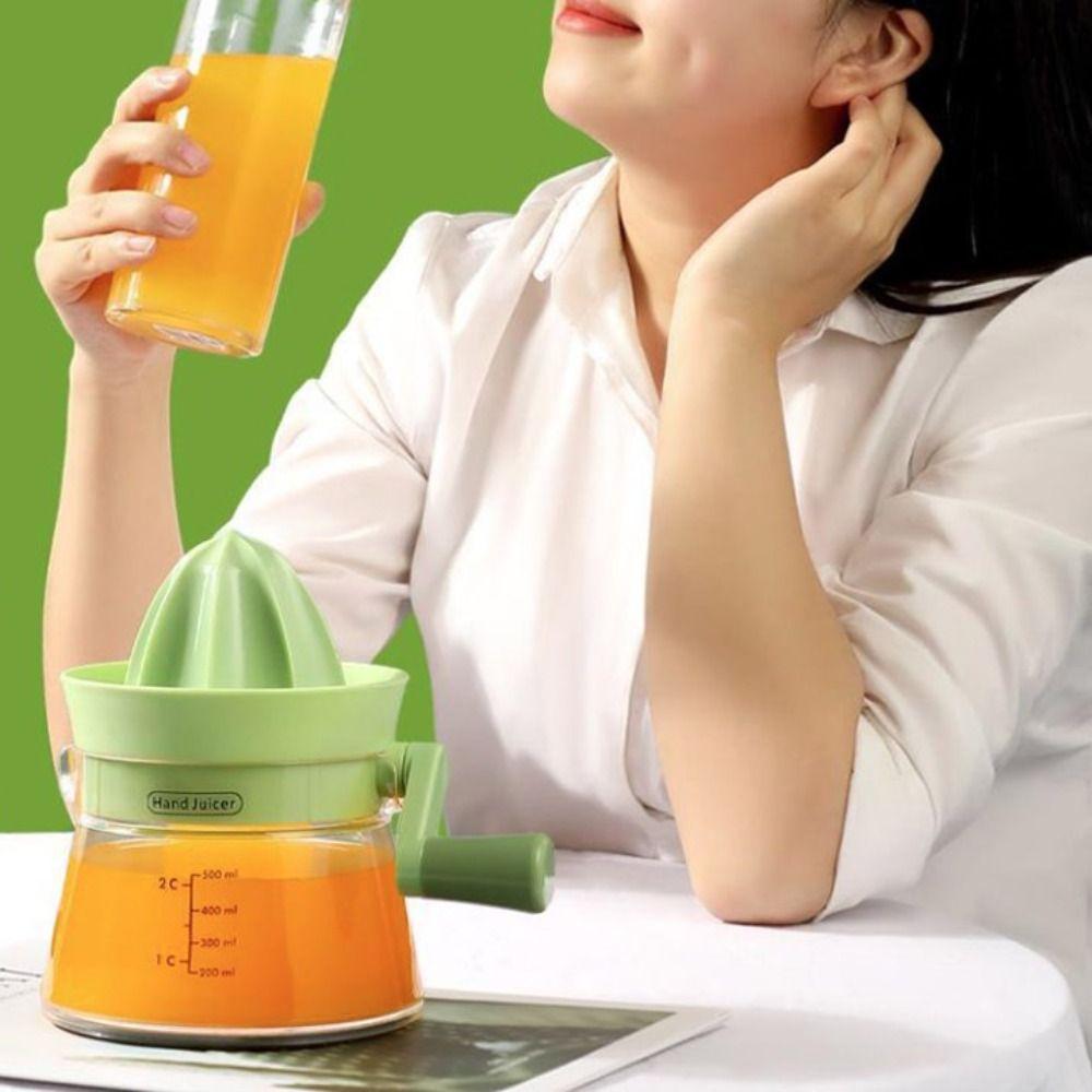 Plastic Lemon Squeezer Pressed Fruit Residue Separator Juice Extractor Home Use