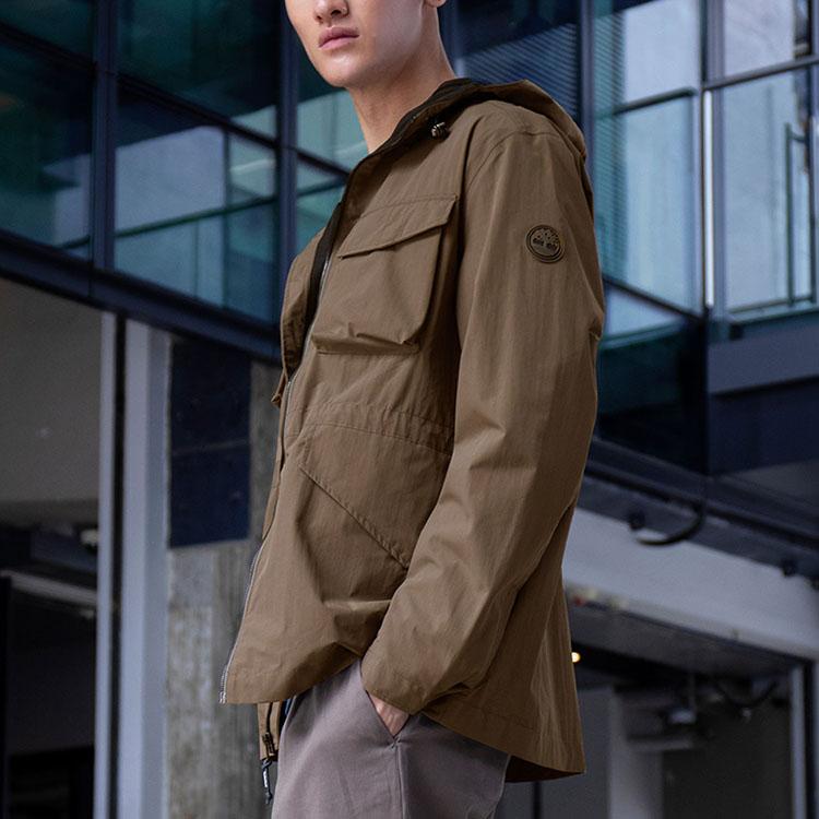 Timberland Lässiges Smartes Outfit Kapuzenjacke Herren Jacke Schokolade A2EJW-BK0