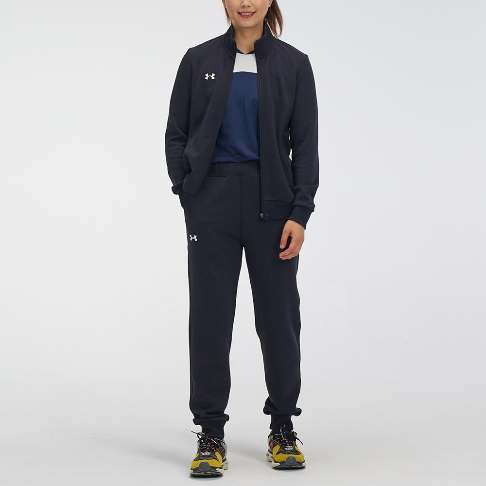 Under Armour Sports Leisure Knitted Training Competition Jacket Women jackets Black 21600308-001