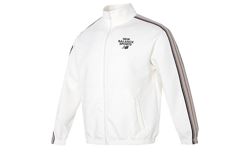

New Balance Sports Club Jackets Unisex White Stand Collar Moderate Other 6DD12043-IV S