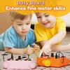 with LED Light Baby Sensory Board Switch Toy  For Kids Preschool Learning