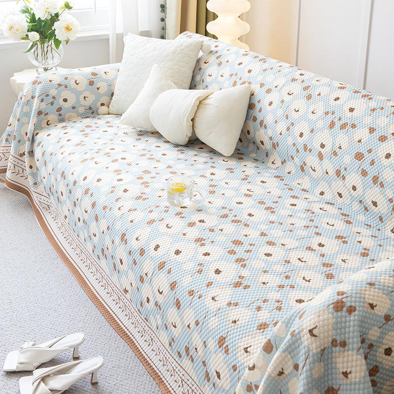 

Летнее полотенце для дивана с принтом, универсальный чехол для дивана, пылезащитный чехол, цельный чехол для дивана, тканевая подушка для сиденья на лето 180*130cm