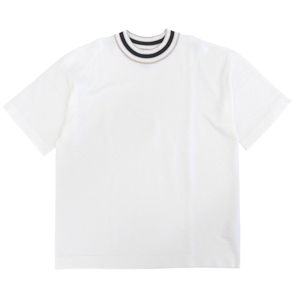 CFCL  Excellent Condition BS GARTER SHORT SLEEVE TEE SHIRT Men's White Size S Tops S whiteUsed