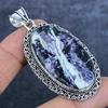 Kammererite Gemstone 925 Sterling Silver Jewelry Pendant 2.76"
