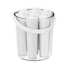 Vassoio per Cubetti di Ghiaccio Lungo, Stampo per Ghiaccio Cilindrico per Bottiglia d'Acqua, Vassoio Flessibile Senza BPA per Freezer per Caffè Cold Brew, Succhi, Whiskey