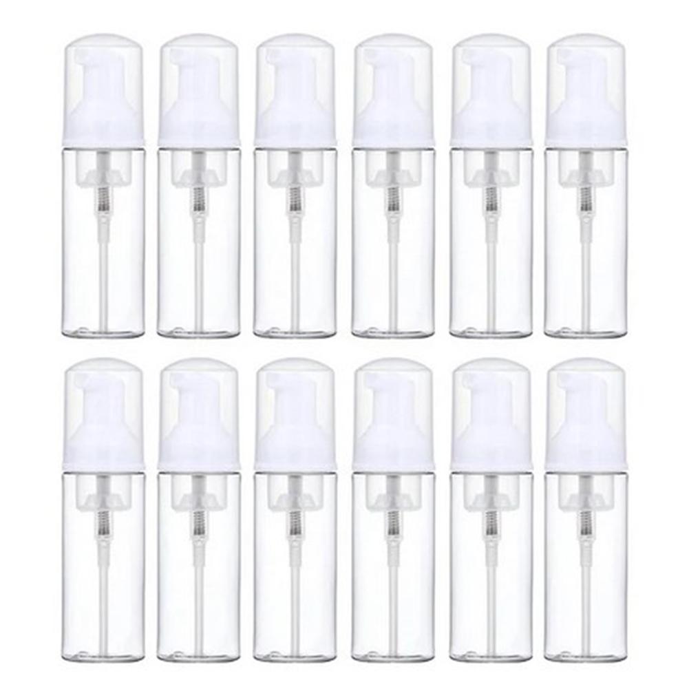 Компактный 60 мл флакон с пенным дозатором для мыла и шампуня, герметичный, с дозатором пены, идеально подходит для путешествий и ежедневной гигиены. 60ml белый