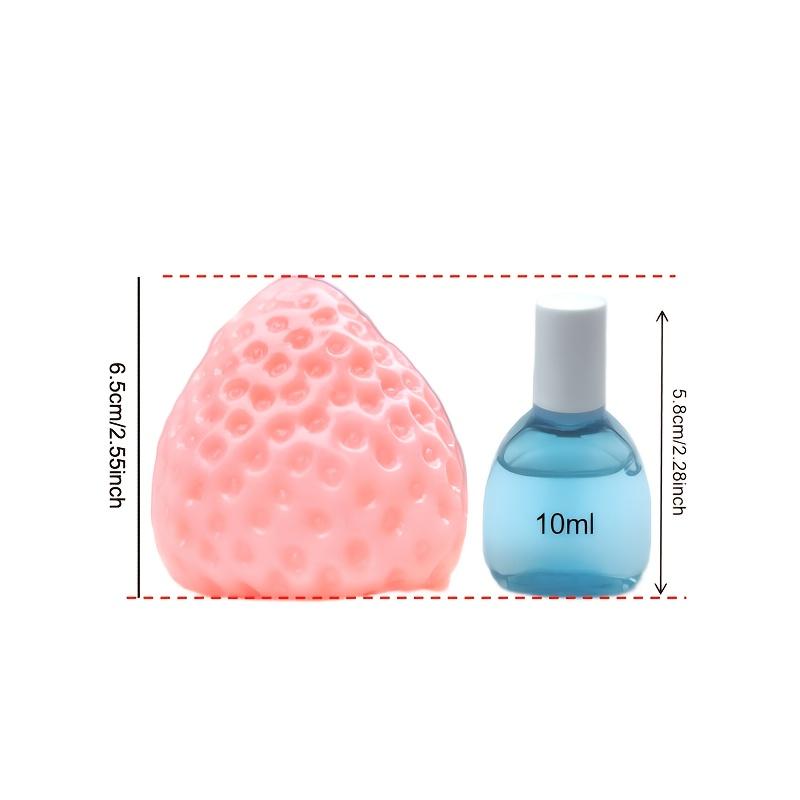 Strawberry Shaped Squeezing and Pinching Music, Silicone Imitation, Mud Like Soft, Hand Squeezed DIY