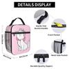 Pinks Panthers Thermal Lunch Box Cooler Carrier Reusable,Meal Container  Lightweight Tote Lunch Box for Men Women College  Picnic