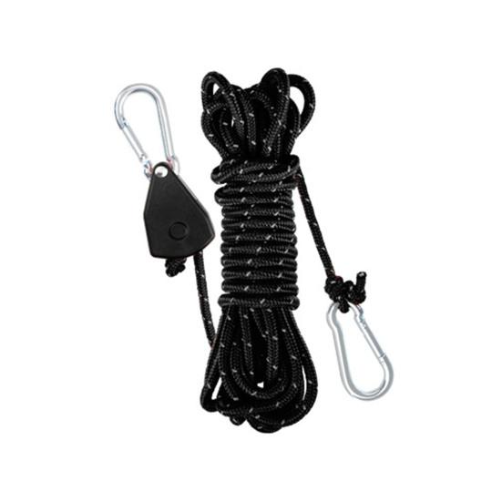 Roller Rope Tensioner with 300CM Cord Heavy Duty Outdoor Backpacking Hiking Boating Camping Guyline Rope Adjuster Tightener