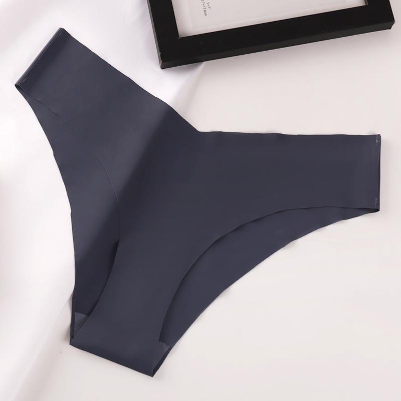 European and American Leopard Print Seamless Ice Silk Quick-Drying Women's Comfortable Panties