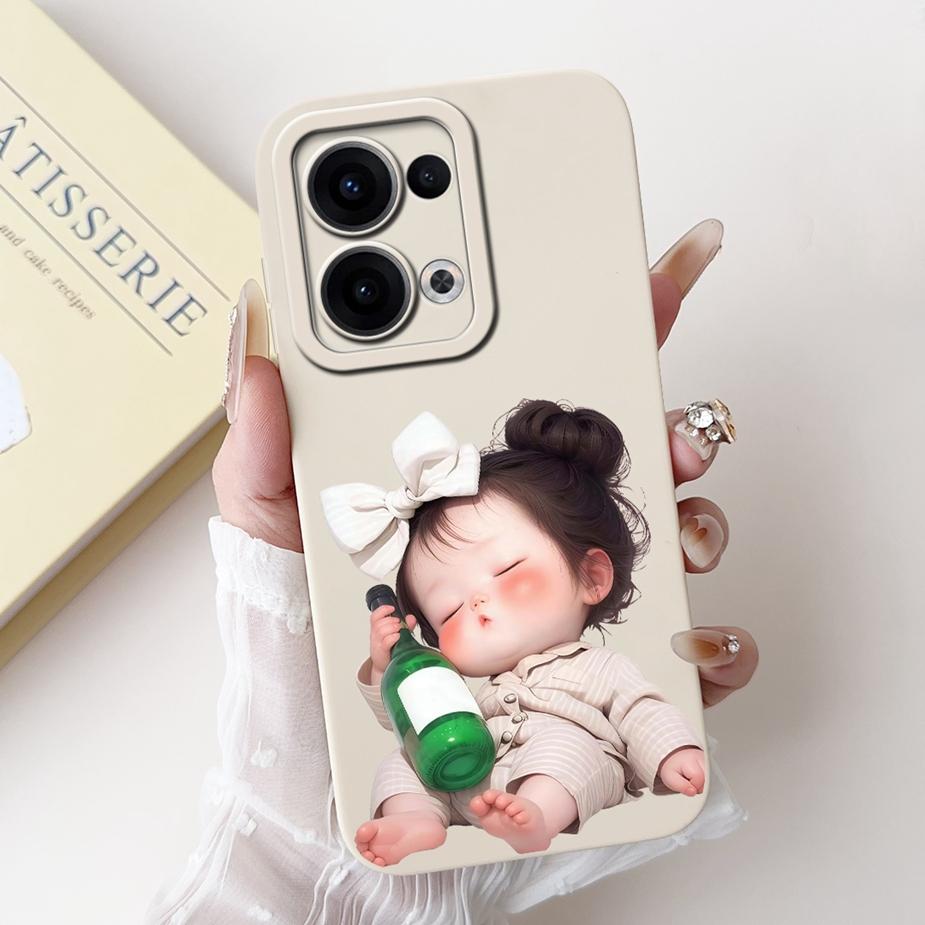 For Oppo Reno 13 Pro 5G Case CPH2697 Luxury Fashion Candy Painted Cover Soft TPU Phone Case For Oppo Reno 13 Reno13 Pro 5G Shell