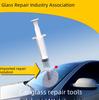 Car Windshield Repair Tool Set with Glass Repair Fluid