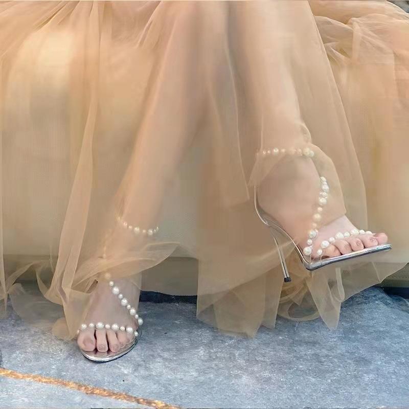 

Fashion Fashion Temperament Women Shoes Summer New Round Toe Heels Comfort Non Slip Women s Sandals Simple Versatile Women Heels Sandals 34