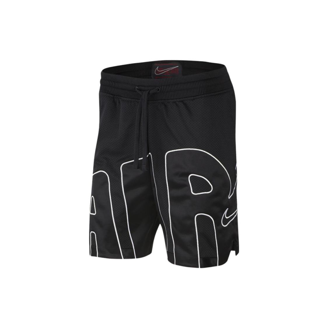 Nike Letter Print Mid-Rise Drawstring Fitted Straight Leg Casual Shorts Men shorts Black BV7737-010 S