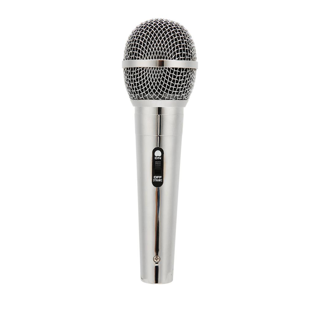 Wired Microphone Moving Coil Type Handheld Singing Microphone for Home KTV Meeting 9.8ft