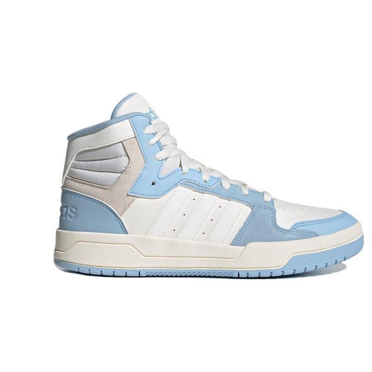 Adidas Neo Entrap Fabric Synthetic Leather Mid Comfortable Versatile High-Top Sneakers Unisex Sneakers Blue IE3906