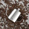 1pc-Drip Kettle Coffee Tea Pot Non-stick Coating Food Grade Stainless Steel Gooseneck Drip Kettle Swan Neck Thin Mouth