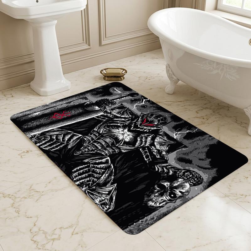 Dark Warrior Living Room Nonslip Area Rug Soft Carpet For Bedroom Game Playroom Sofa Office Home Decor Doormat Christmas Gift C9302123