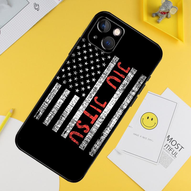 Brazilian Jiu Jitsu Phone Case For iPhone 16 15 Pro Max 11 12 13 14 Pro Max Mini XR 16 15 Plus 16e Cover Shell
