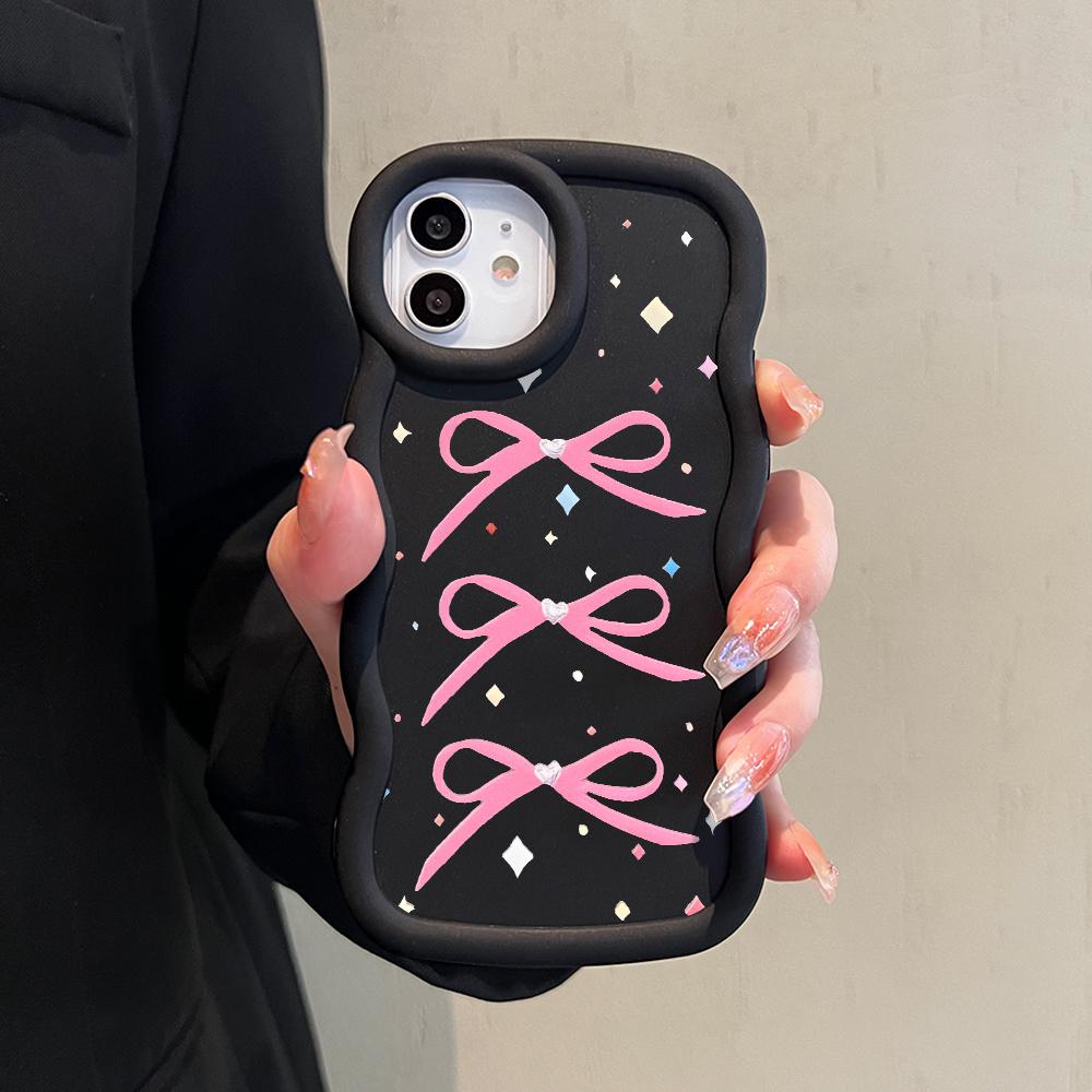 Big Wave Edge Weiches Silikonmaterial Macaron-Telefongehäuse Stoßfestes Schutzgummigehäuse für OPPO Reno Realme Infinix Tecno