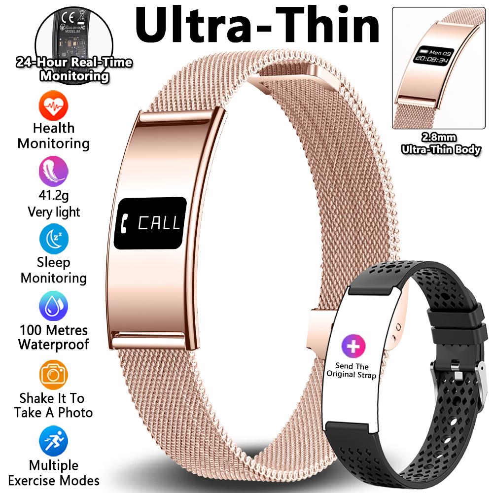 Smart Bracelet Call Reminder Time Display Smart Watch Heart Rate Sleep Monitor Sport Wrist Band Fitness Tracker Pedometer