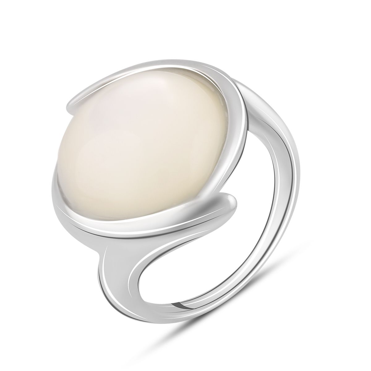 Bague en argent avec nacre naturelle (2082842)
