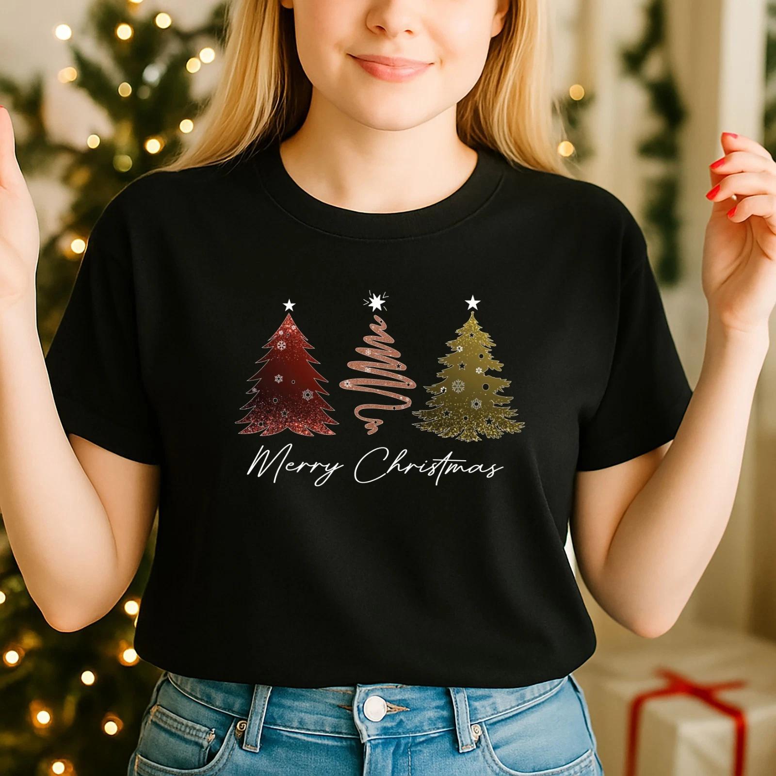 2025 Christmas unisex ,Night before Christmas Family,Three Tree(AW) (CH) L