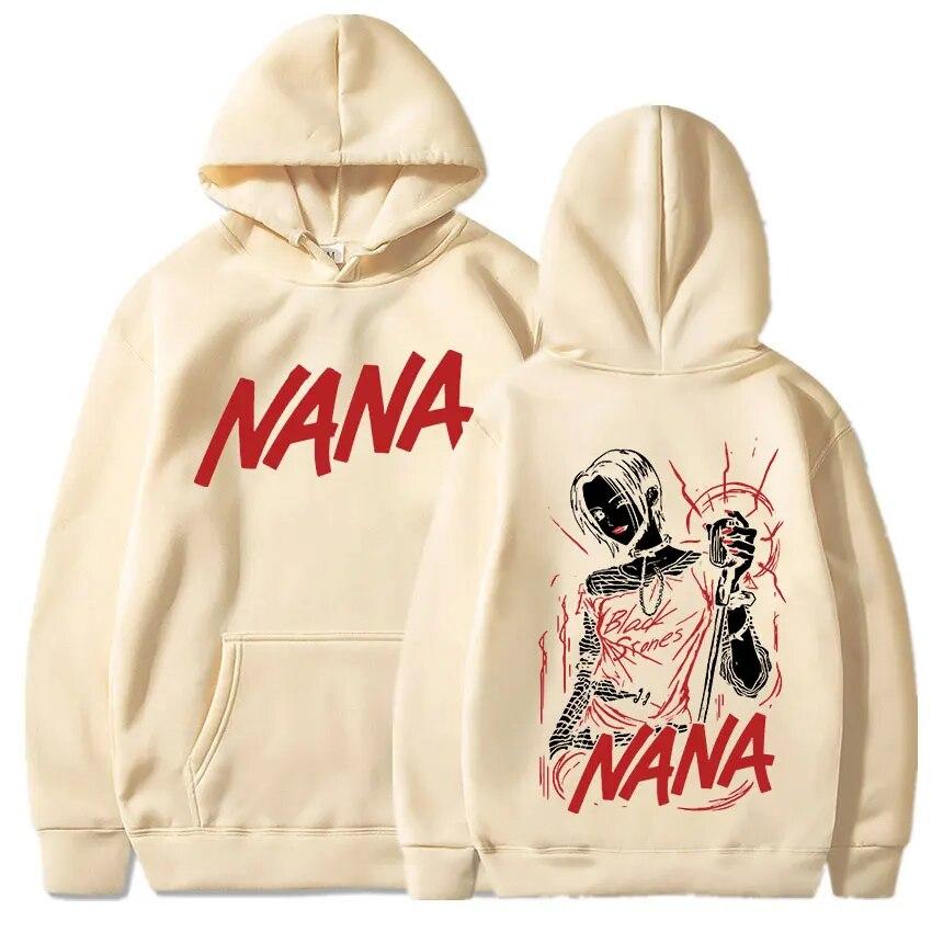 New Japanese Anime Hoodies Nana Osaki Graphic Printed Unisex Women Hoodie Streetwear Sweatshirts Harajuku Pullovers Unisex Clothing