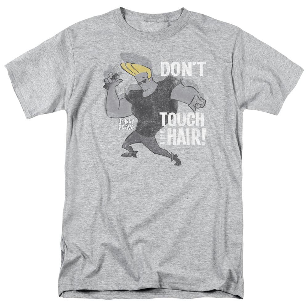 Johnny Bravo Dont Touch The Hair Licensed Adult T-shirt XXXXL