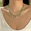 Bohemian Style Cute Ceramic Fish Pendant Rice Bead Necklace For Women Colorful Seaside Vacation Jewelry Accessories