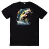 T-Shirt Lustiges Angler Fisch MotivWird in neuem Fenster oder Tab geöffnet