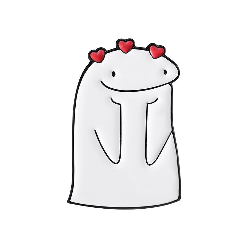 Cartoon Stick Figure Enamel Pins Custom Hand-Drawn Line Brooches Lapel Badges Clothes Funny Jewelry Gift for Kids Friends