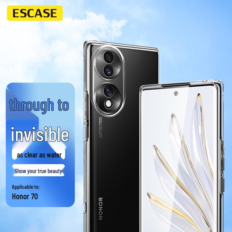 ESCASE Transparent Full Protection Phone Case for Honor
