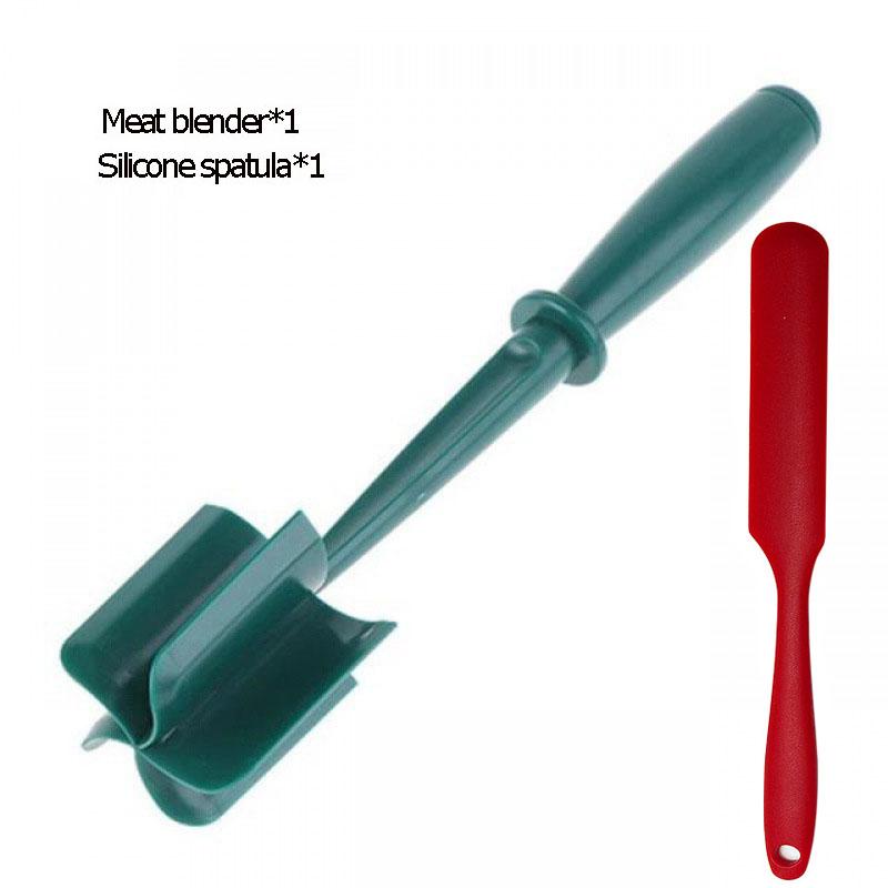 1/2 pc Meat Chopper Heat Resistant Meat Masher for Ground Beef Hamburger Meat Mix and Chop Kitchen Tool & Meat Browning Utensil