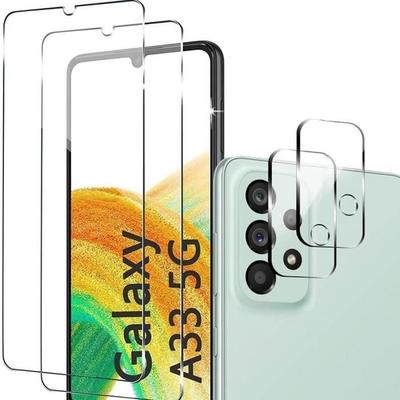 Tempered Glasses - BOOLING - Compatible Samsung Galaxy A33 5G - Screen Protector - Rear Camera - 9H