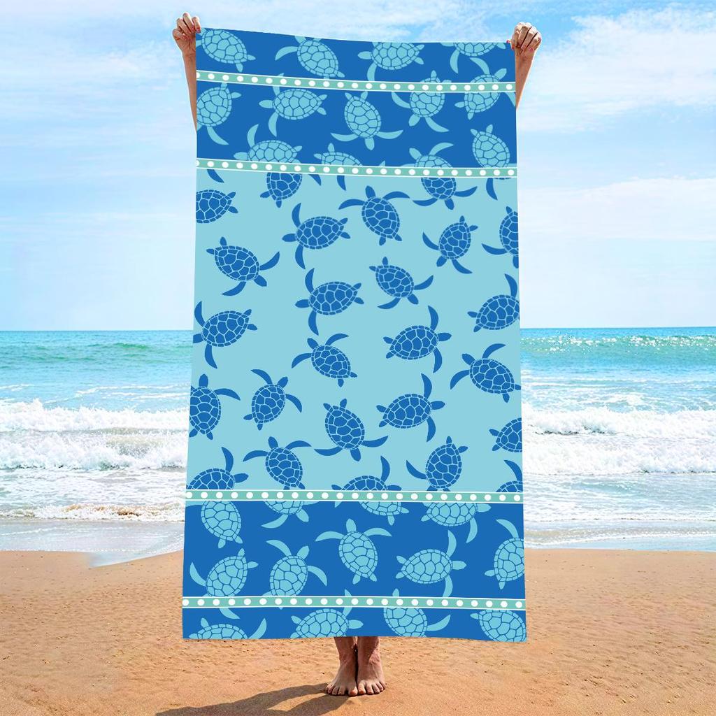 70x140 Microfiber Custom Printed Beach Towel - Absorbent & In Stock