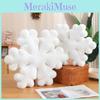 Cartoon Snowflake White Plush Girl Office Nap Pillow Cushion Decoration Doll