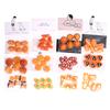 1 Bag 1/12  Miniature Simulation Bread Fruits Dollhouse Miniature Food Breakfast Snack Dessert Cookie Donuts Candy Kitchen Toys