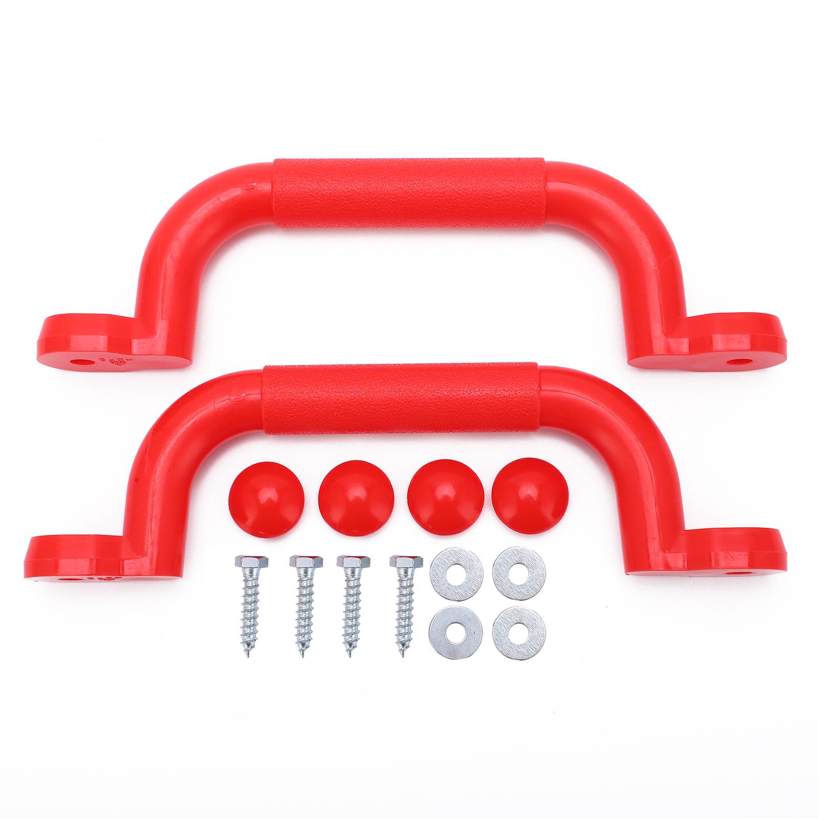 

Безопасные нескользящие ручки для захвата Монтажные комплекты для детской лазалки Качели ИгрушкаКрасный красный