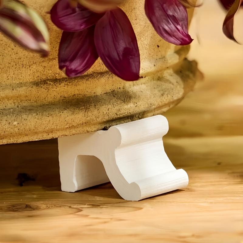 3 Pieces Pot Base Pads & Feet, Anti-corrosion Flower Pot Stands and Trays, Sturdy Supports for Garden Potted Plants